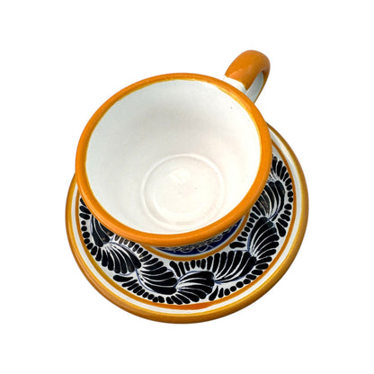 Taza para café con plato
