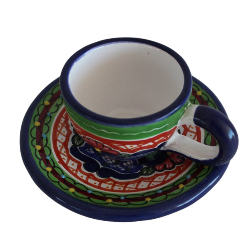 Taza talavera con plato express